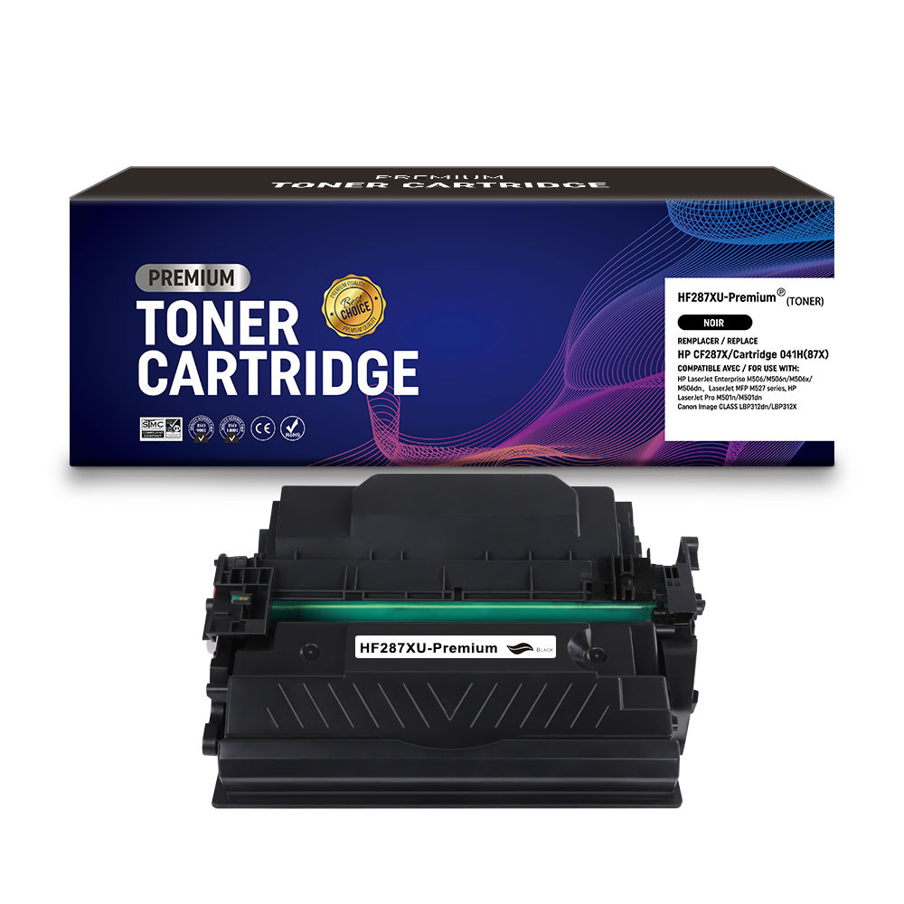 HP (COMPATIBLE PREMIUM) - HP 87X Noir Cartouche de toner générique CF287X Qualité Premium