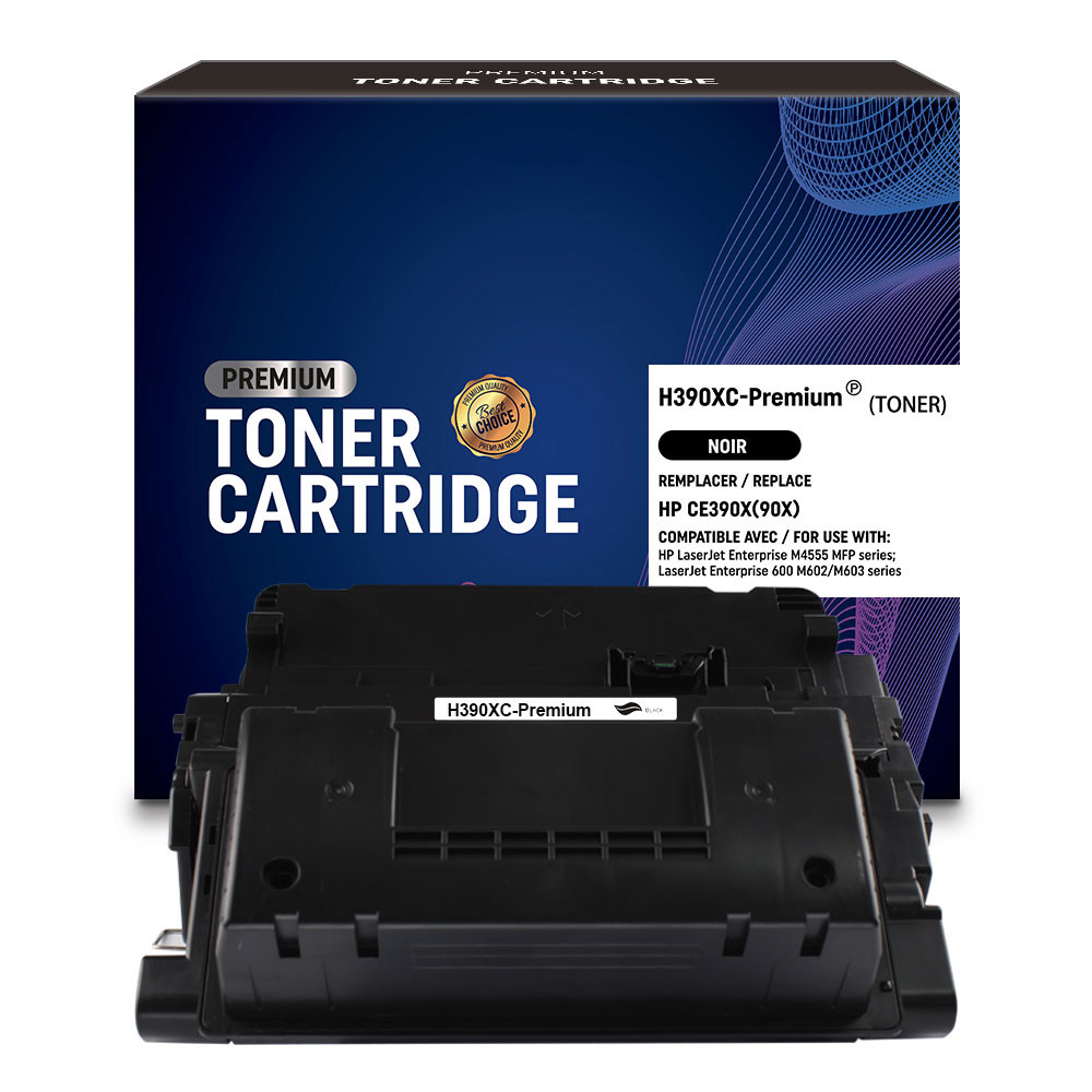 HP (COMPATIBLE PREMIUM) - HP 90X Noir Cartouche de toner générique CE390X Qualité Premium