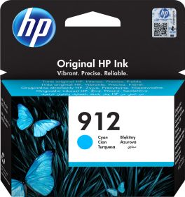 HP ORIGINAL - HP 912 cyan / 3YL77AE (315 pages) Cartouche de marque
