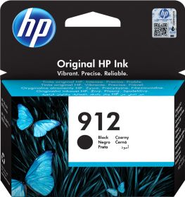 HP ORIGINAL - HP 912 noir / 3YL80AE (300 pages) Cartouche de marque