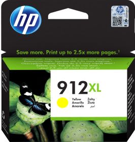 Cartouche d'encre Hp HP 912XL Pack de 4 Cartouches d'Encre Noire, Cyan,  Magenta, Jaune grandes capacités Authentiques (3YP34AE) pour HP OfficeJet  Pro 8010 series / 8020 series