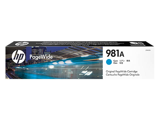 HP (ORIGINAL) - HP 981A Cyan Cartouche d'encre originale J3M68A