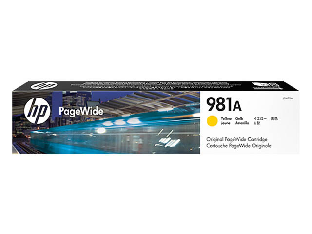 HP (ORIGINAL) - HP 981A Jaune Cartouche d'encre originale J3M70A