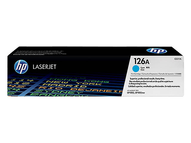 HP (ORIGINAL) - HP CE311A Cyan Cartouche de toner originale 126A