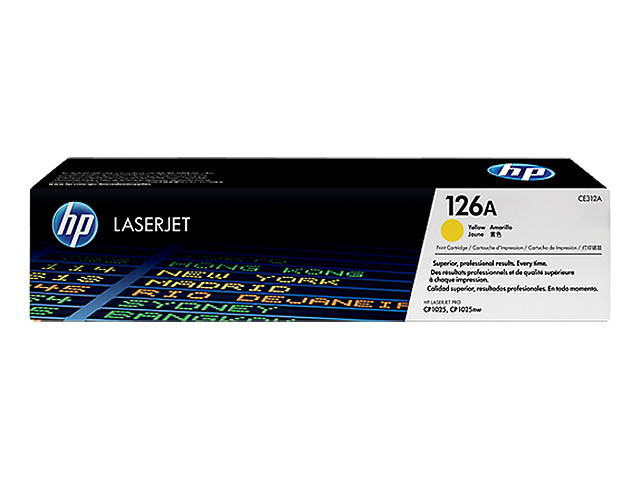 HP (ORIGINAL) - HP CE312A Jaune Cartouche de toner originale 126A