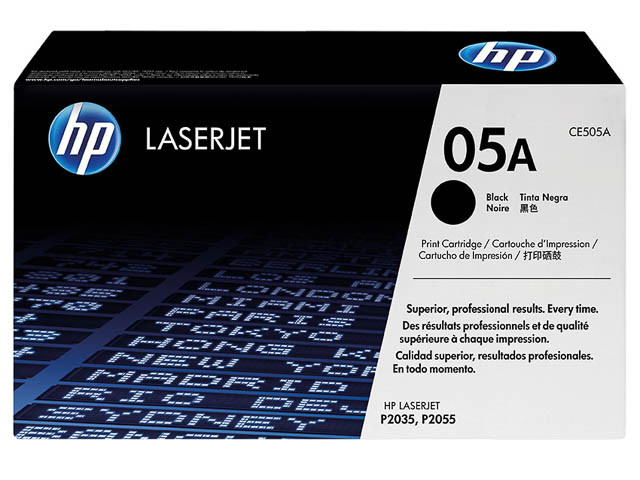 HP (ORIGINAL) - HP CE505A Noir Cartouche de toner originale 05A
