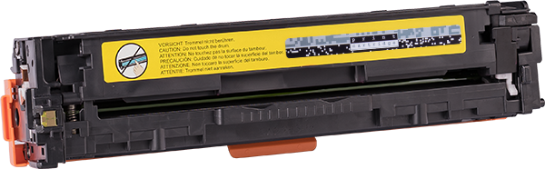 HP (COMPATIBLE PREMIUM) - HP125A Jaune Cartouche de toner recyclée Qualité Premium CB542A