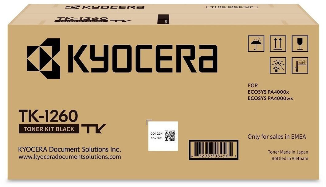 KYOCERA (ORIGINAL) - Kyocera TK1260 Noir Cartouche de toner originale 1T0C150NL0