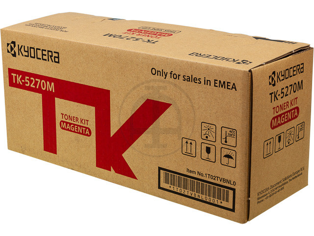 KYOCERA (ORIGINAL) - Kyocera TK5270M Magenta Cartouche de toner originale 1T02TVBNL0
