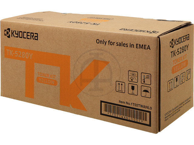 KYOCERA (ORIGINAL) - Kyocera TK5280 Jaune Cartouche de toner originale 1T02TWANL0