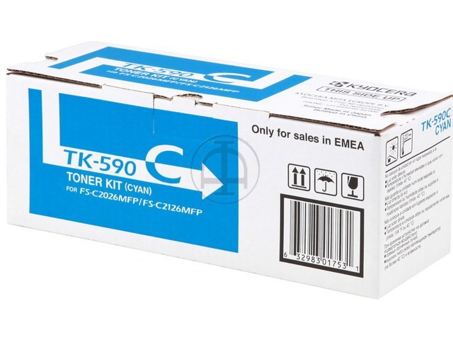 KYOCERA (ORIGINAL) - Kyocera TK590C Cyan Cartouche de toner originale 1T02KVCNL0