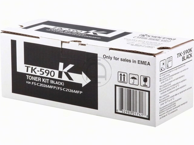 KYOCERA (ORIGINAL) - Kyocera TK590K Noir Cartouche de toner originale 1T02KV0NL0