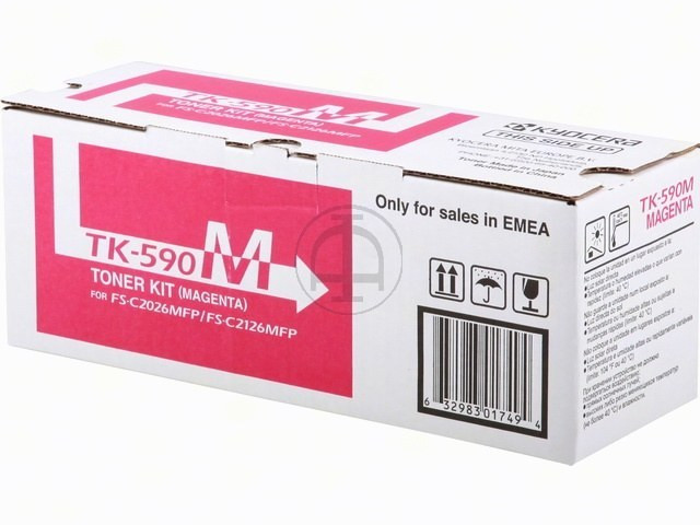KYOCERA (ORIGINAL) - Kyocera TK590M Magenta Cartouche de toner originale 1T02KVBNL0