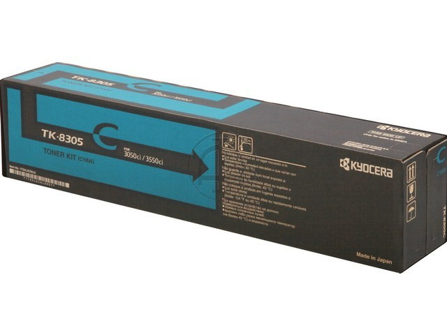 KYOCERA (ORIGINAL) - Kyocera TK8305C Cyan Cartouche de toner originale 1T02LKCNL0