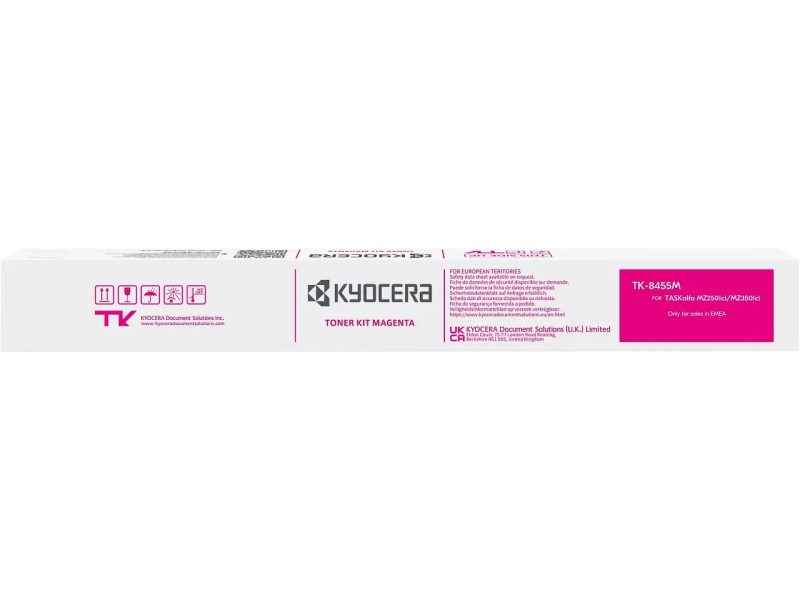 KYOCERA (ORIGINAL) - Kyocera TK8455M Magenta Toner Original 1T0C2MBNL0
