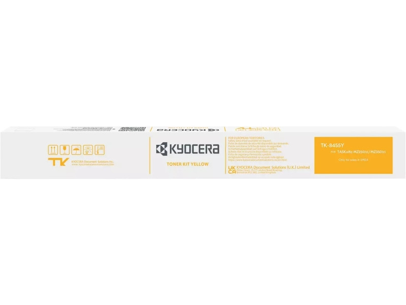 KYOCERA (ORIGINAL) - Kyocera TK8455Y Jaune Toner Original 1T0C2MANL0