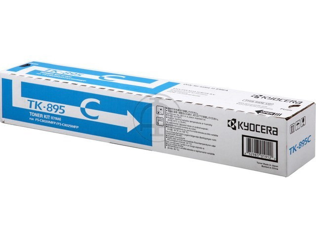 KYOCERA (ORIGINAL) - Kyocera TK895C Cyan Cartouche de toner originale 1T02K0CNL0