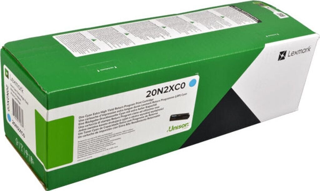 LEXMARK (ORIGINAL) - Lexmark 20N2XC0 Cyan Toner Laser Original