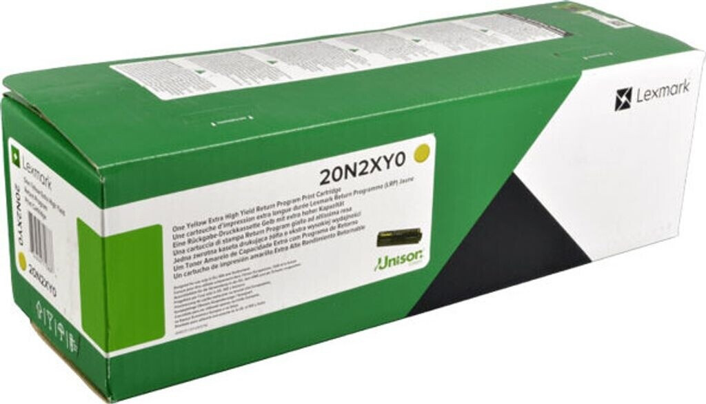 LEXMARK (ORIGINAL) - Lexmark 20N2XY0 Jaune Toner Laser Original