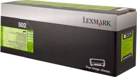 LEXMARK (ORIGINAL) - Lexmark 502 Noir (1500 pages) Toner de marque 50F2000