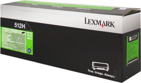 LEXMARK (ORIGINAL) - Lexmark 512H Noir (5000 pages) Toner de marque