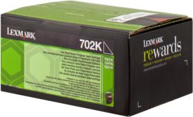 LEXMARK (ORIGINAL) - Lexmark 702K / 70C20K0 Noir (1000 pages) Toner de marque