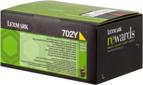 LEXMARK ORIGINAL - Lexmark 702Y / 70C20Y0 Jaune (1000 pages) Toner de marque 