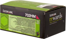 LEXMARK (ORIGINAL) - Lexmark 702HM / 70C2HM0 Magenta (3000 pages) Toner de marque