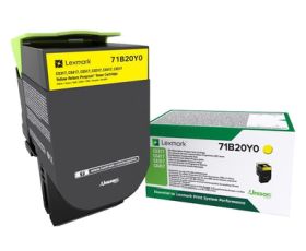 LEXMARK ORIGINAL - Lexmark 71B20Y0 Jaune (2300 pages) Cartouche de toner