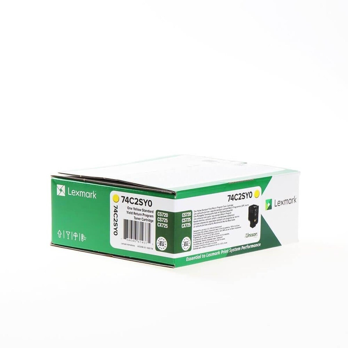 LEXMARK (ORIGINAL) - Lexmark 74C2SY0 Jaune Toner Original CS72X