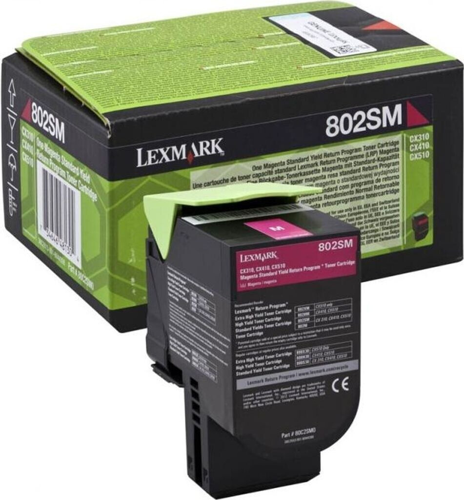 LEXMARK (ORIGINAL) - LEXMARK 802SM TONER ORIGINAL 80C2SM0 MAGENTA