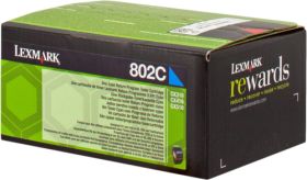 LEXMARK (ORIGINAL) - Lexmark 80C20C0 Cyan (1000 pages) Toner de marque