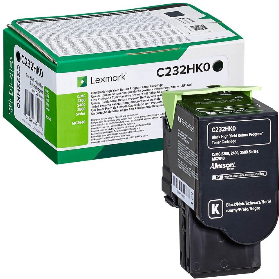 LEXMARK (ORIGINAL) - Lexmark C232HK0 Noir Toner original