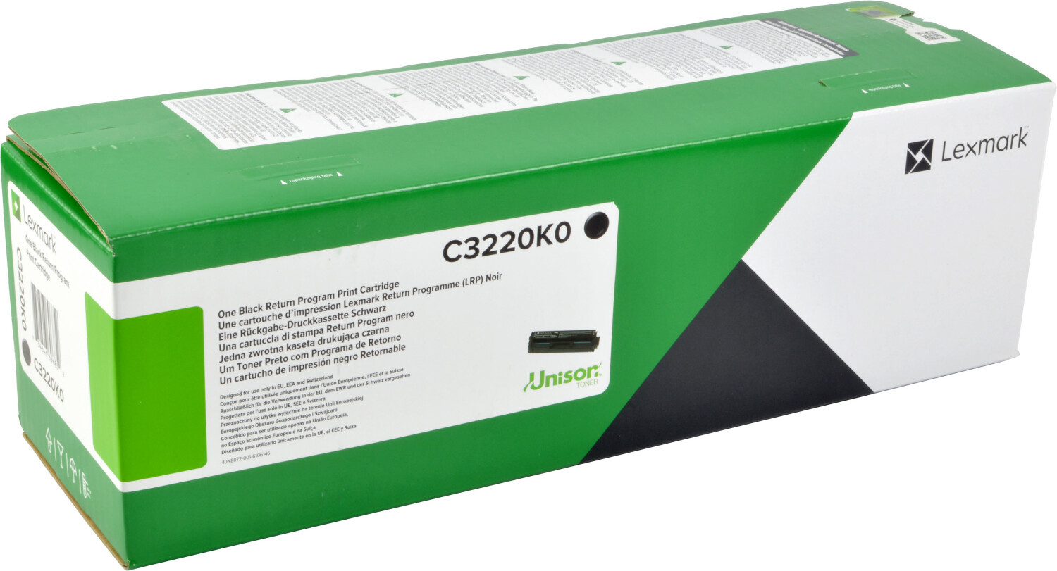 LEXMARK (ORIGINAL) - Lexmark C3220K0 Noir Toner de marque