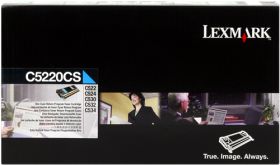 LEXMARK (ORIGINAL) - Lexmark C5220CS Cyan (3000 pages) Toner de marque