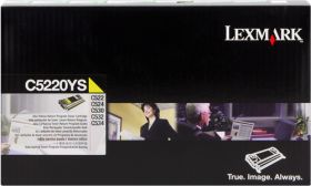 LEXMARK ORIGINAL - Lexmark C5220YS Jaune (3000 pages) Toner de marque