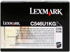 LEXMARK ORIGINAL - Lexmark C546U1KG Noir (8000 pages) Toner de marque 