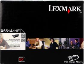 LEXMARK ORIGINAL - Lexmark X651A11E Noir (7000 pages) Toner de marque