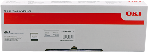 OKI ORIGINAL - OKI 44844616 Noir (7000 pages) Toner de marque