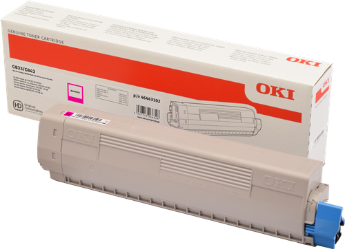 OKI ORIGINAL - OKI 46443102 Magenta (10000 pages) Toner de marque