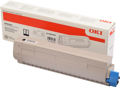 OKI ORIGINAL - OKI 46443104 Noir (10000 pages) Toner de marque