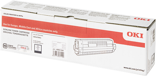 OKI ORIGINAL - OKI 46861308 Noir (10000 pages) Toner de marque