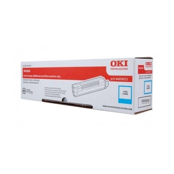 OKI ORIGINAL - OKI 44059211 Cyan (10000 pages) Toner de marque