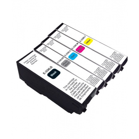 COMPATIBLE HAUT DE GAMME EPSON - 33XL Pack 5 cartouches remanufacturées Epson Qualité Premium (T3351 , T3361, T3362, T3363 , T3364)