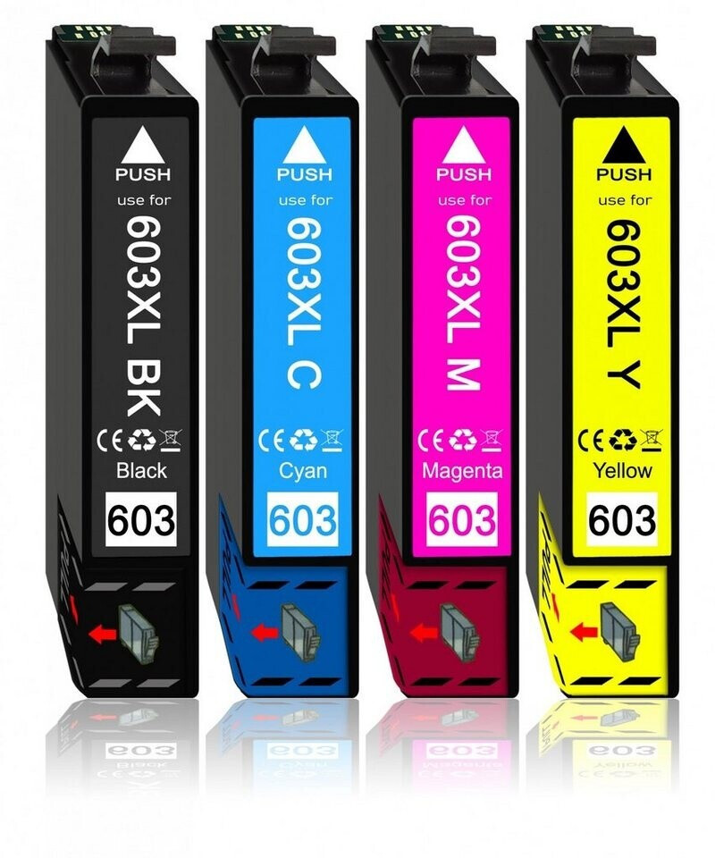 EPSON (COMPATIBLE PREMIUM) - PACK 4 CARTOUCHES COMPATIBLE PREMIUM EPSON 603XL-REMPLACE C13T03A64010 N/C/M/J