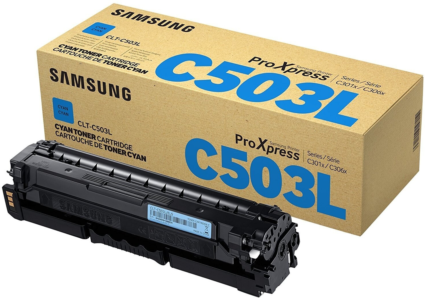 SAMSUNG (ORIGINAL) - Samsung C503L Cyan Toner de marque SU014A