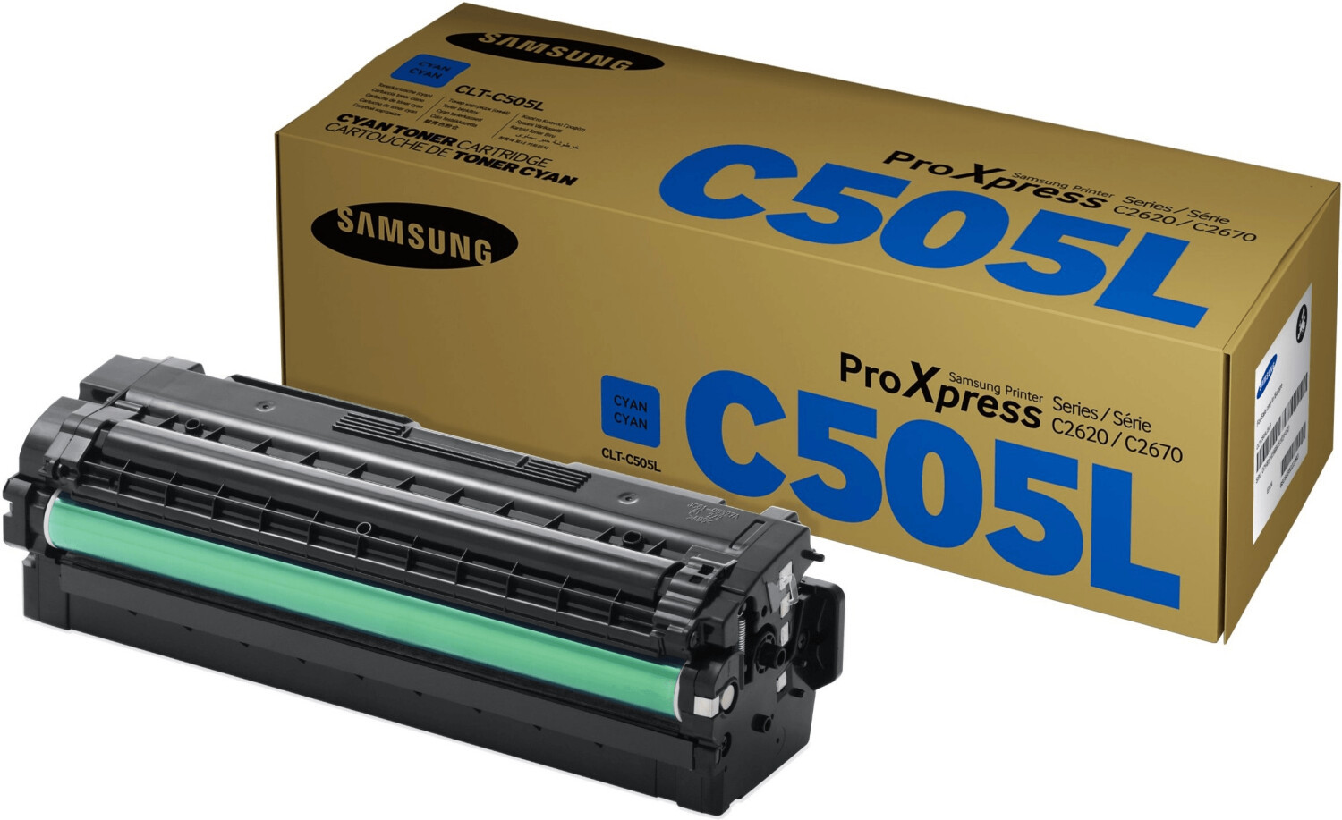SAMSUNG (ORIGINAL) - Samsung C505L Cyan Toner de marque SU035A