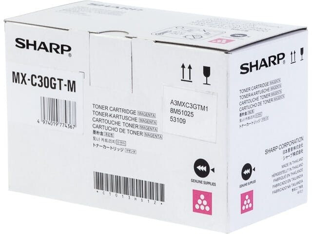 SHARP (ORIGINAL) - Sharp MX-C30GTM Magenta Toner de marque