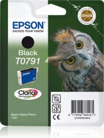EPSON ORIGINAL - Epson T0791 Noir Cartouche de marque
