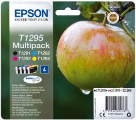 EPSON (ORIGINAL) - Epson T1295 Pack de 4 Cartouches d'encre originales C13T12954012